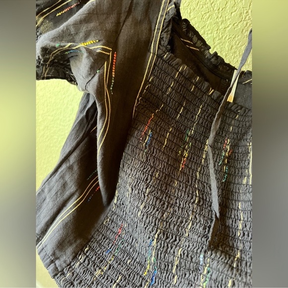 Free People Serotonin Smocked Back Corset Size Medium - Picture 5 of 6